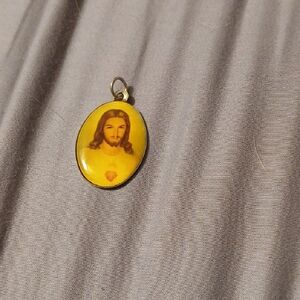 Yellow Religious Pendant